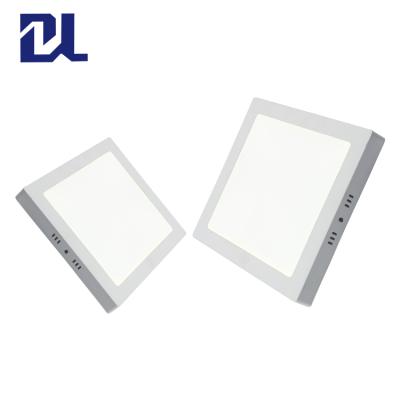 China Modern design outdoor led ceiling light square led light fixture smd 6w 12w 18w 24w indoor outdoor square led panel light for sale