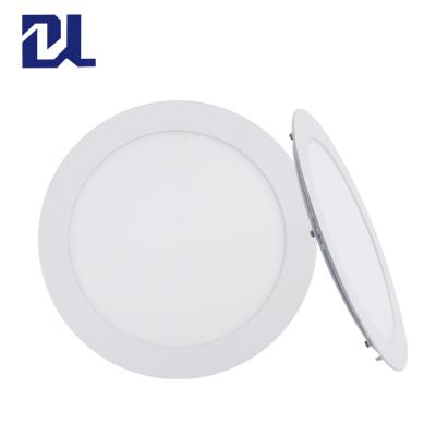 China Newest design led round white recessed round smd2835 ip20 3 panel light 6 9 12 15 18 24 watt led panel lamps for sale