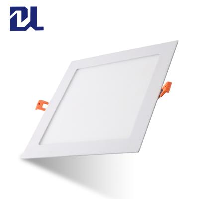 China Hot selling 24w recessed smd 3w 6w 9w 12w 15w 18w ultra square LED panel light mud square led panel for sale