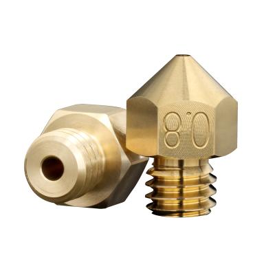 China Trianglelab High Quality Good Quality Brass MK8 Nozzle For 3D Printers hotend 1.75MM filament heat block ender3 hotend m6 j thread head for sale