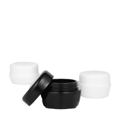 China Others 3ML 5ML 10MLFace Cream White Empty Small PP Plastic Jar With Screw Cover for sale