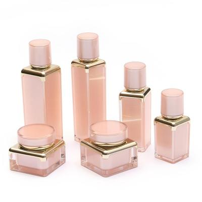 China BEAUTY PACKING custom acrylic popular acrylic cream containers jar bottle packging for sale