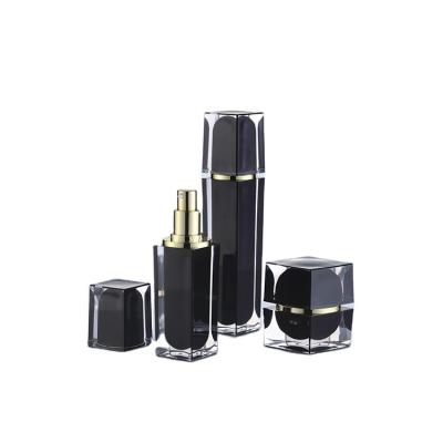 China Factory New Product Hot Sale Acrylic Cosmetic Jar Travel Cosmetic Bottle for sale