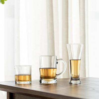 China Viable Korea Tea Cup Beer World Cup Heat Resistant Glass Beer Glass for sale