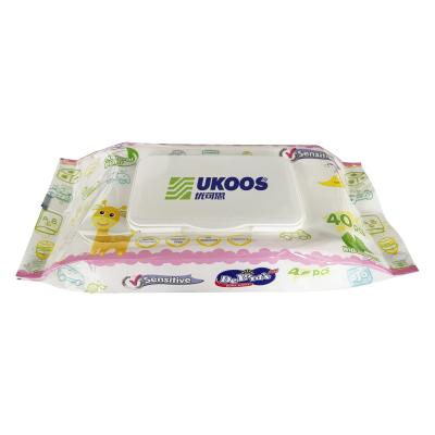 China Cleaning Baby Wipes Baby Diaper Wipes Packets Over The Pop Of Rain Hypoallergenic Botanical Scent for sale