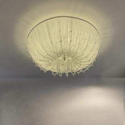 China Surface Mounted Modern Chrome Plating LED Ceiling Chandelier Living Room Lighting Fixtures Ceiling Lights for sale