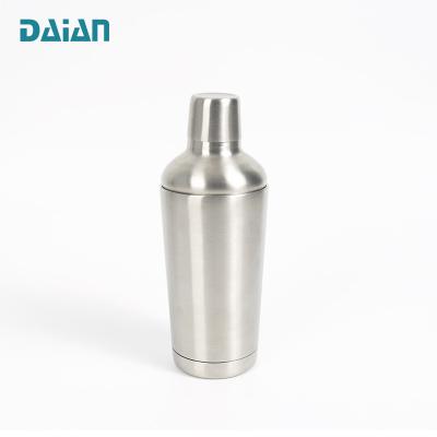 China Customized Sustainable 16oz Double Wall Insulated Steel Sainless Martini Cocktail Shaker With Logo for sale