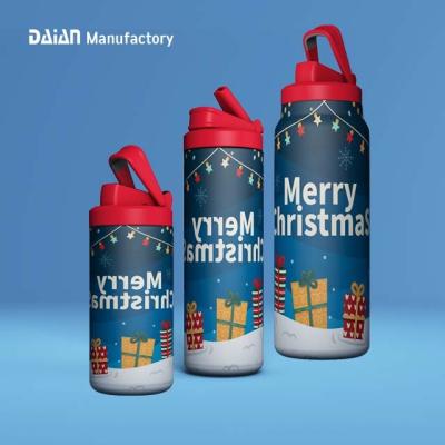 China DAIAN Logo Outdoor Stainless Steel Sustainable Custom Water Bottle, BPA Free Sports Gym Insulated Water Bottle for sale