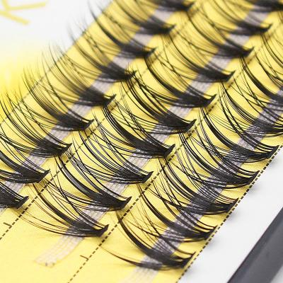 China Yelix Private Label Natural Soft Silk Pre Made Premade Mix Tray 10D 20D Tapered Fans Eyelashes Volume Premade Fan for sale