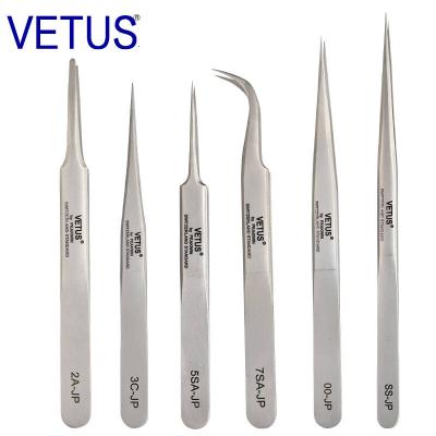 China Yelix Vetus Precision Rust Proof Tweezers High Precision Straight and Curved Tweezers for Lash Grafting for sale