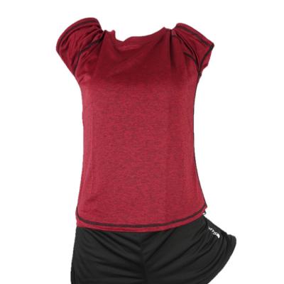 China High Quality Unique Breathable Popular Seamless Popular Women's Short Sleeve Tops Fitness Yoga Shirts for sale