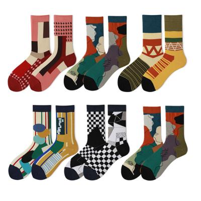 China Happy Socks Sports Unisex Socks For Women And Men High Quality Cotton Crew Breathable Casual Sock Dropshipping for sale