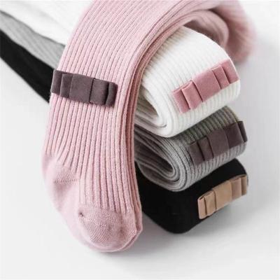 China Baby Athletic Tights 2021 New Fashion Winter Pantyhose For Baby Pantyhose Warm Thick Kids Bow Soft Cute Dropshipping Cotton for sale