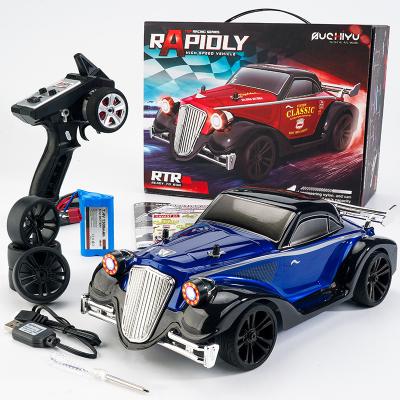 China 1/16 2.4GHZ RC Toy Remote Control Car 4WD High Speed ​​Auto Return Flat Running Hobby 35km/H With Led Headlight Child Electric Toy for sale