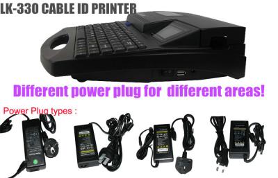 China LCD display Cable ID Printer LK-330 ink moving Black for transportation for sale