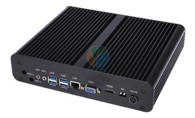 China Small Fanless PC Mini Itx Case Intel Pentium , Wireless Dual Core Embedded Industrial PC for sale