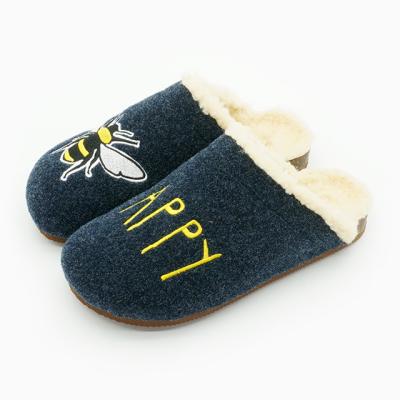 China Factory wholesale cushioning comfortabled flat slipper for women good uesd be bedroom for winter for sale