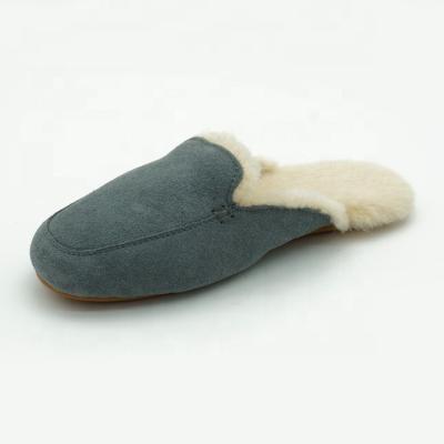 China Customized Non-slip Shearling Fur Casual Slip Cushioning On Slippers For Women With Good Price for sale