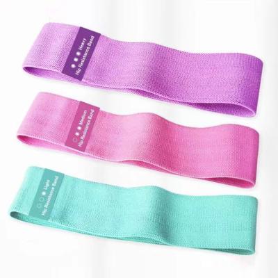 China Hot Amazon Sale Non-Rolling Hip Circle Resistance Band Elastic Band Durable Gym Booty Bands For Body Training And Liftness for sale