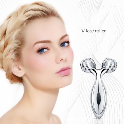 China 3D Face Roller Face Lifting Massager , Hand Held Slimming Massager for sale