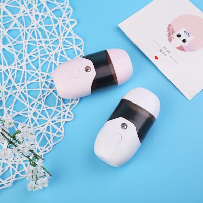 China Fine Alcohol Mini Electric Nano Mist Portable Plastic Water Moisturizer China Hand Sprayer for sale