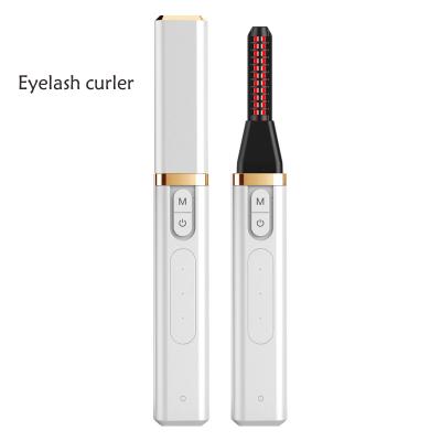 China Smudge Brush USB Electric Eyelash Filling Heating Curling Brush, Thicker Eyelashes for sale