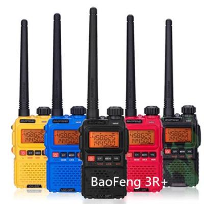 China VHF UHF Dual Band Baofeng UV-3R+ UV-3R Walkie Talkie plus walkie talkie radio for police walkie talkie baofeng uv-3r plus for sale