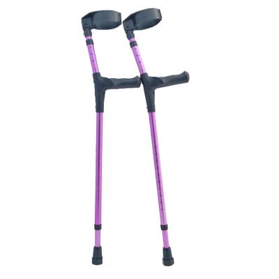 China Medical Ergonomic Aluminum Palm Left Right Hand Grip Aluminum Canadian Supports Forearm Adjustable Disabled Crutches for sale