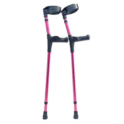 China Aluminum Arm Cuff Medical Lightweight Open Crutch Colored Elbow Crutches Forearm Disabled Crutches for sale