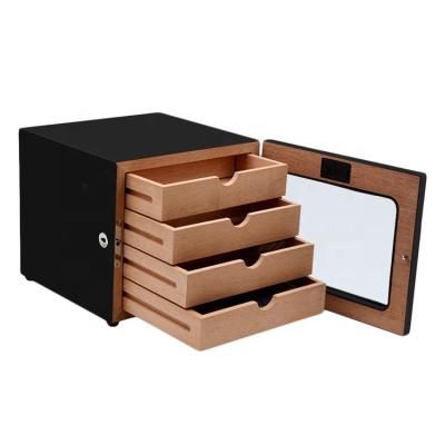 China Custom Cigar Carrying Case OEM YD-050 Cigar Storage Box Humidor Cabinet Cigar Box Case for sale