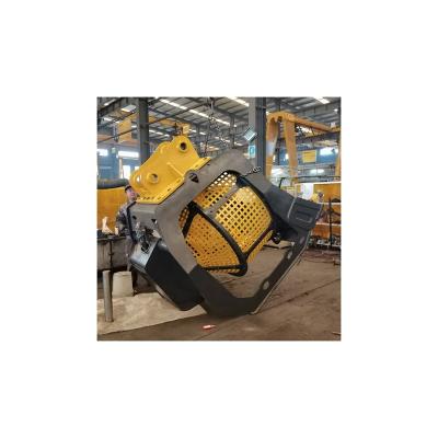 China 2022 Machinery Repair Shops Factory Outlet Excavator Attachment Sand Rotary Screening Bucket Fits All Excavator Sand Screening Buckets for sale