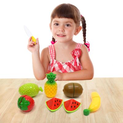 China Cooking Toys Dropshipping Kidewan Game 2021 Series Toy Cutting Fruit Set Custom Simulation Kitchen Toys Cutting Toy For Kids for sale