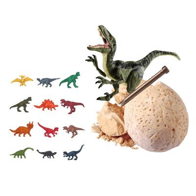 China Relieve Stress Randomn 12 Different Eggs Dino Fossil Discover Cute Dinosaur Digging Toy Archaeological Dinosaur Model For STEM Toys for sale