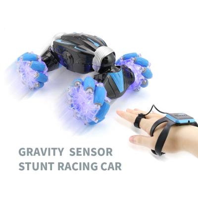 China RC Hobby Gesture Hand Induction Gravity Sensor Transform Deformation Twist Stunt Rc Car Remote Control Toys for sale