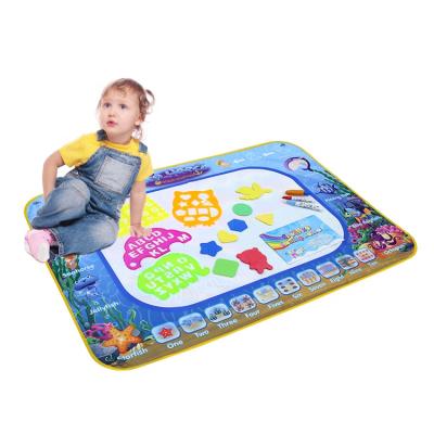 China Kids Coloring Mat Aqua Magic Water Doodle Mat Funny Diy Painting Set Water Drawing Mat For Kids for sale