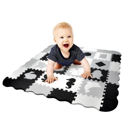 China Kidewan EVA Crawling Rug Carpet Non-Toxic Waterproof Puzzle Mat Baby Foam Play Mat Child Interlocking Mat with Shape Match Cute Animal for sale