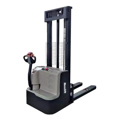 China Hotels Electric Walkie Pallet Stacker with 1.2-1.5t Loading Capacity for sale