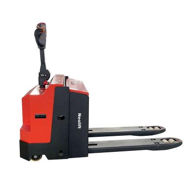 China Hotels factory outlet electric walkie pallet truck with 2000kg loading capacity with battery operated for sale