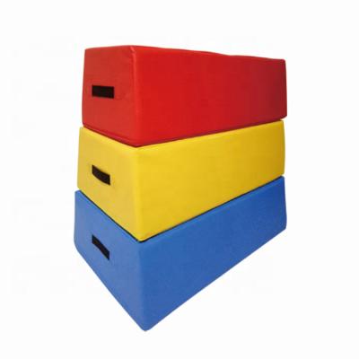 China 2019 New Product Indoor Gym Used LeatherJump Plyo Soft PVC Box for sale