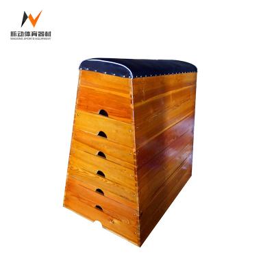 China 7 Section Box Non-slip High Quality Jumping Gymnastics Wooden Equipment For Sale for sale