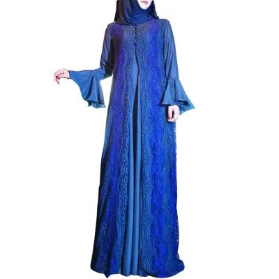 China 2021 New Products Luxury Muslim Women's Long Sleeve Rocket Dress Long Sleeve Skirt National Costume S for sale