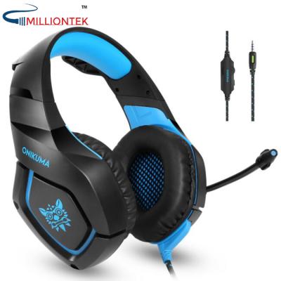 China ONIKUMA K1-B Bass Stereo Gaming Gamer Headset deep headphones for PS4, PC, XBOX, SWITCH Lite, gaming mobile with MIC for sale