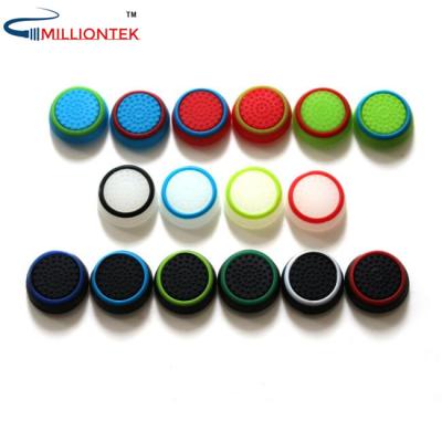 China Luminous Dual Colors Silicone Hat Thumb Grip Stick Thumbsticks Thumbsticks Cover For PS4/XBOX ONE/PS3/XBOX 360 Controller for sale