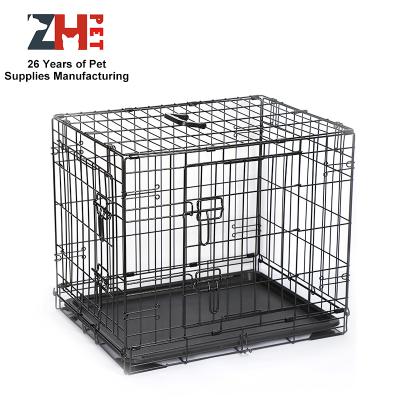 China High Quality Breathable Collapsible Collapsible Kennel Mesh Dog Cages for sale