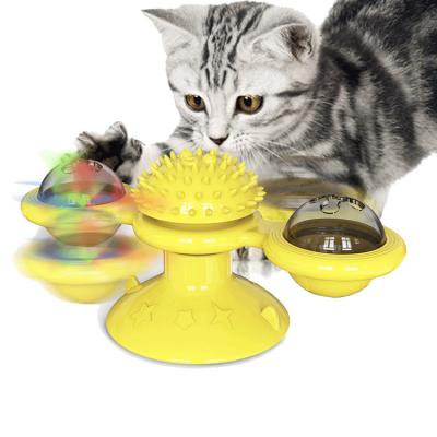 China Viable Hot Selling Turntable Windmill Temptress Cat Toy for sale