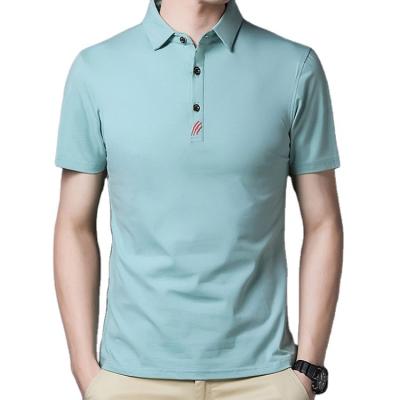 China 2021 Newly Design Wholesale Anti-pilling Golf Polo Shirt White Simple T-shirt Cotton Custom Casual Men Polo Shirts for sale