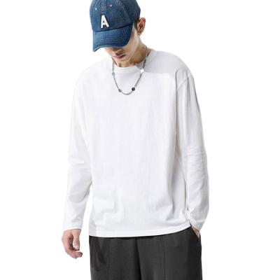 China Newly Design Custom Oversized Anti-pilling Drop Shoulder Plus Size Organic Cotton T-Shirt For Men for sale