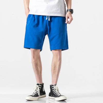 China Anti-Wrinkle Customs Service OEM Design Size 40 Men Summer Cotton Sweatsuit Shorts for sale