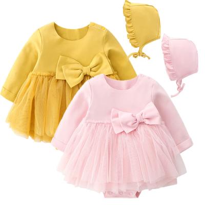 China OEM/ODM Baby Skirts Regular Princess Dress For Newborn Baby Girls Spring Self-warming Dress Cloth Dress for sale