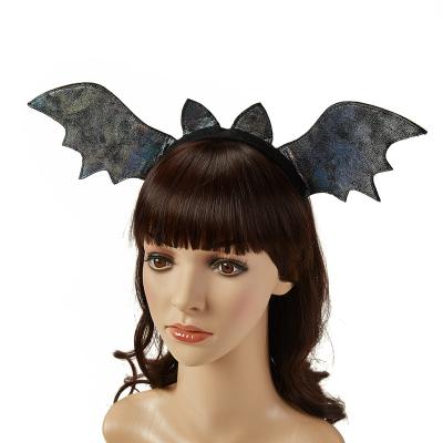 China Halloween Party Hair Accessories Headband Design Halloween Party Hair Cloth Bat Wings Headband New For Kids Adults for sale